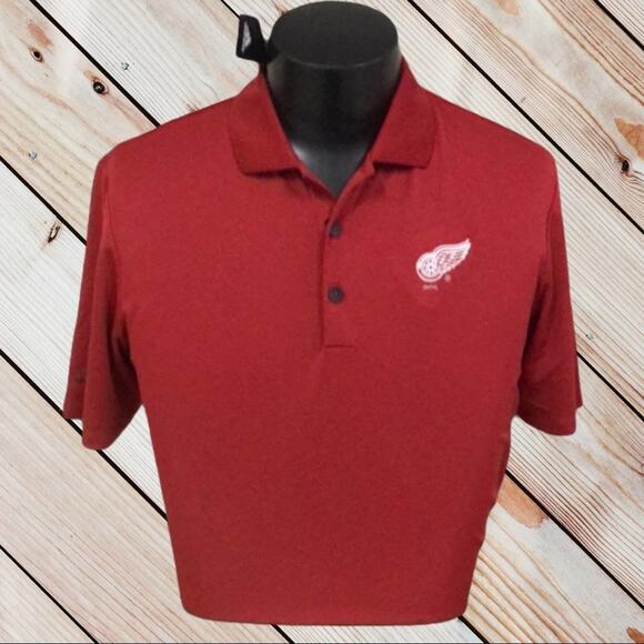ADIDAS DETROIT RED WINGS Men's Small Golf Polo Shirt - Picture 1 of 5